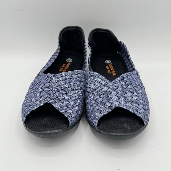 Women's Bernie Mev. CATWALK Casual Woven Slip-On  Memory Foam JEANS, Size 10/41 - Picture 3 of 9